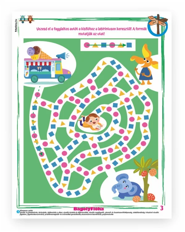 BagolyFióka kreatív foglalkoztató füzet – Nyárköszöntő piknik - Image 2